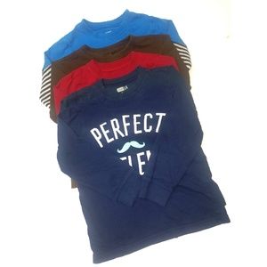 Size 3T Bundle of 5 Long Sleeve Graphic Tees